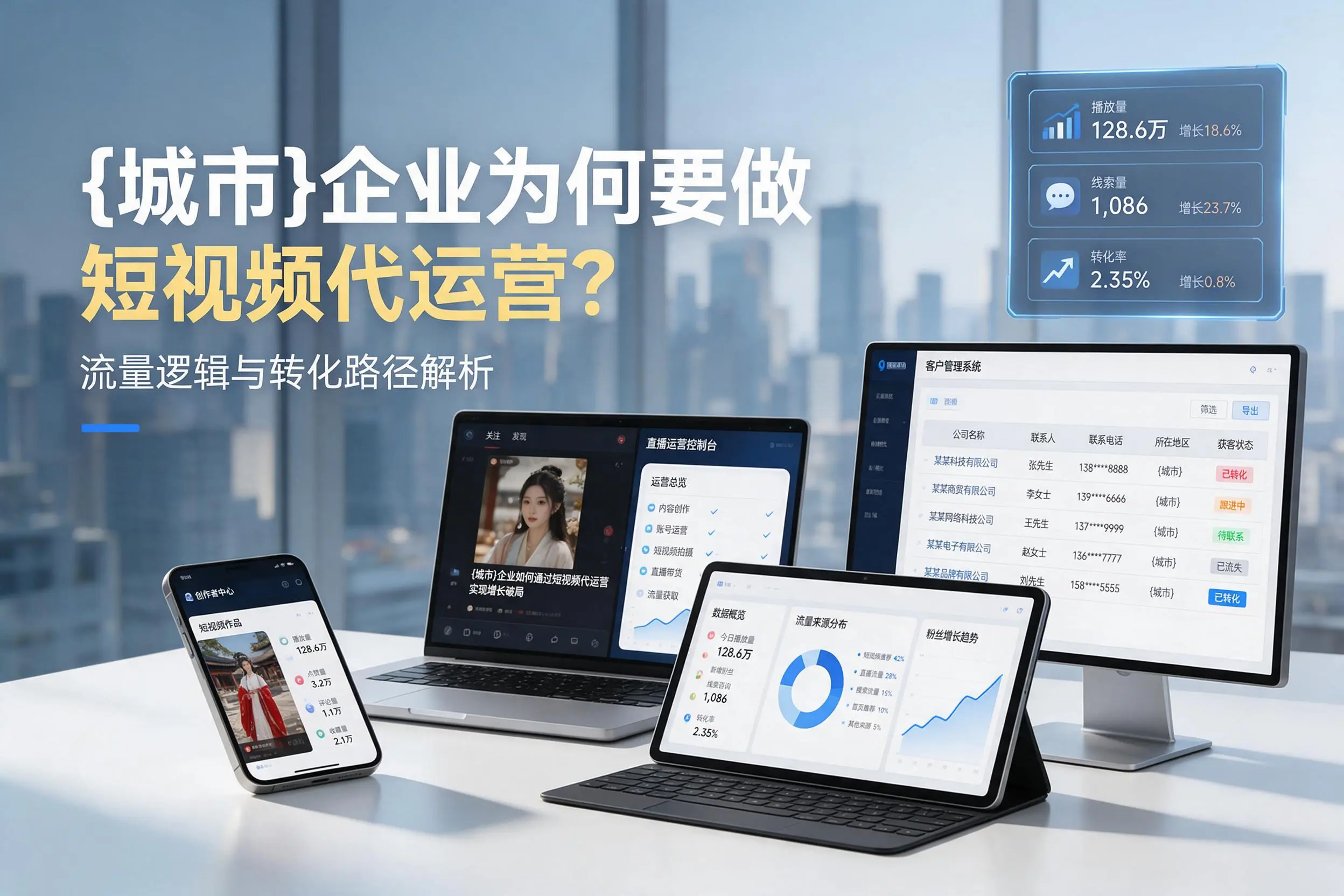 赤峰企业为何要做短视频代运营？流量逻辑与转化路径解析