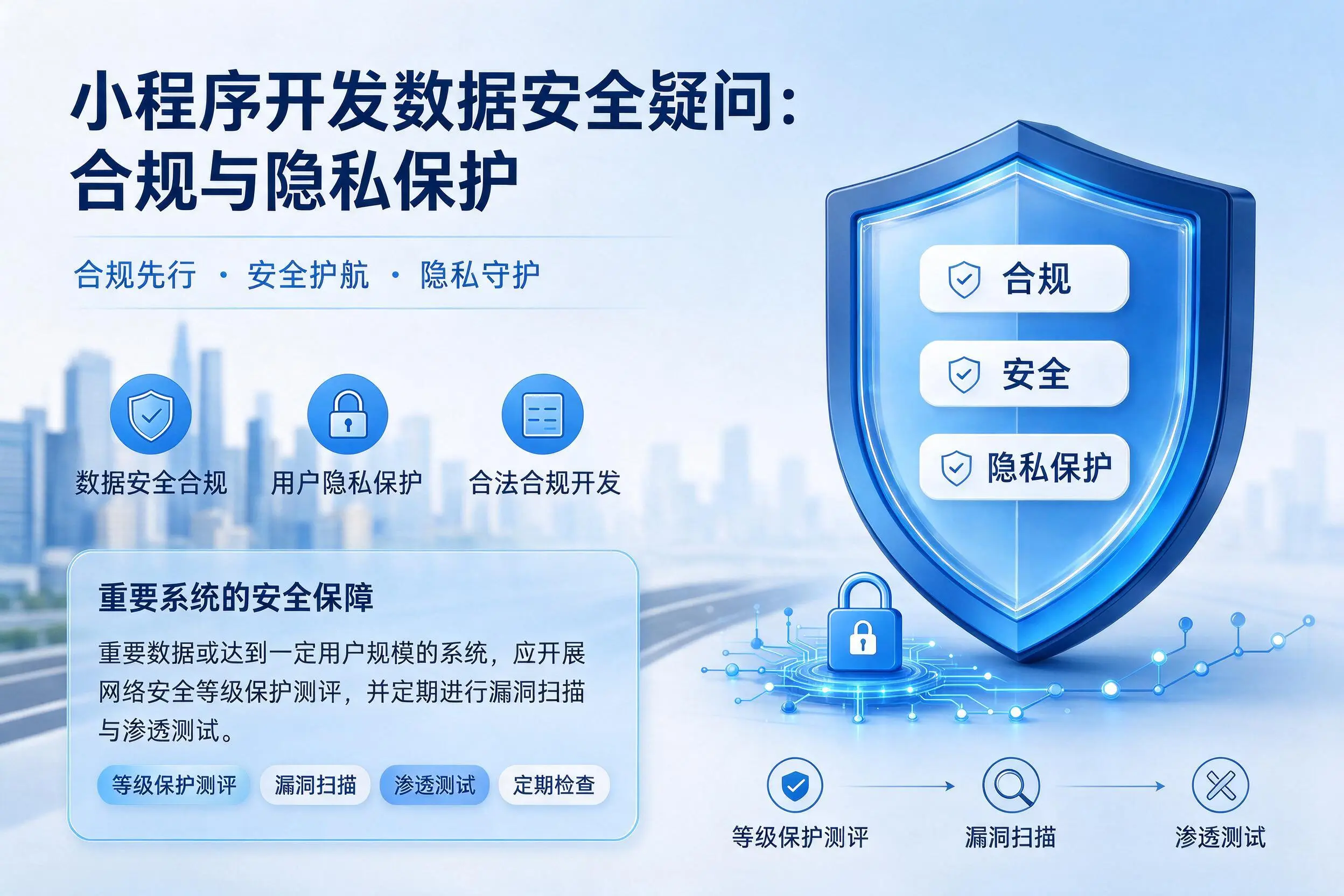 赤峰小程序开发数据安全疑问：合规与隐私保护
