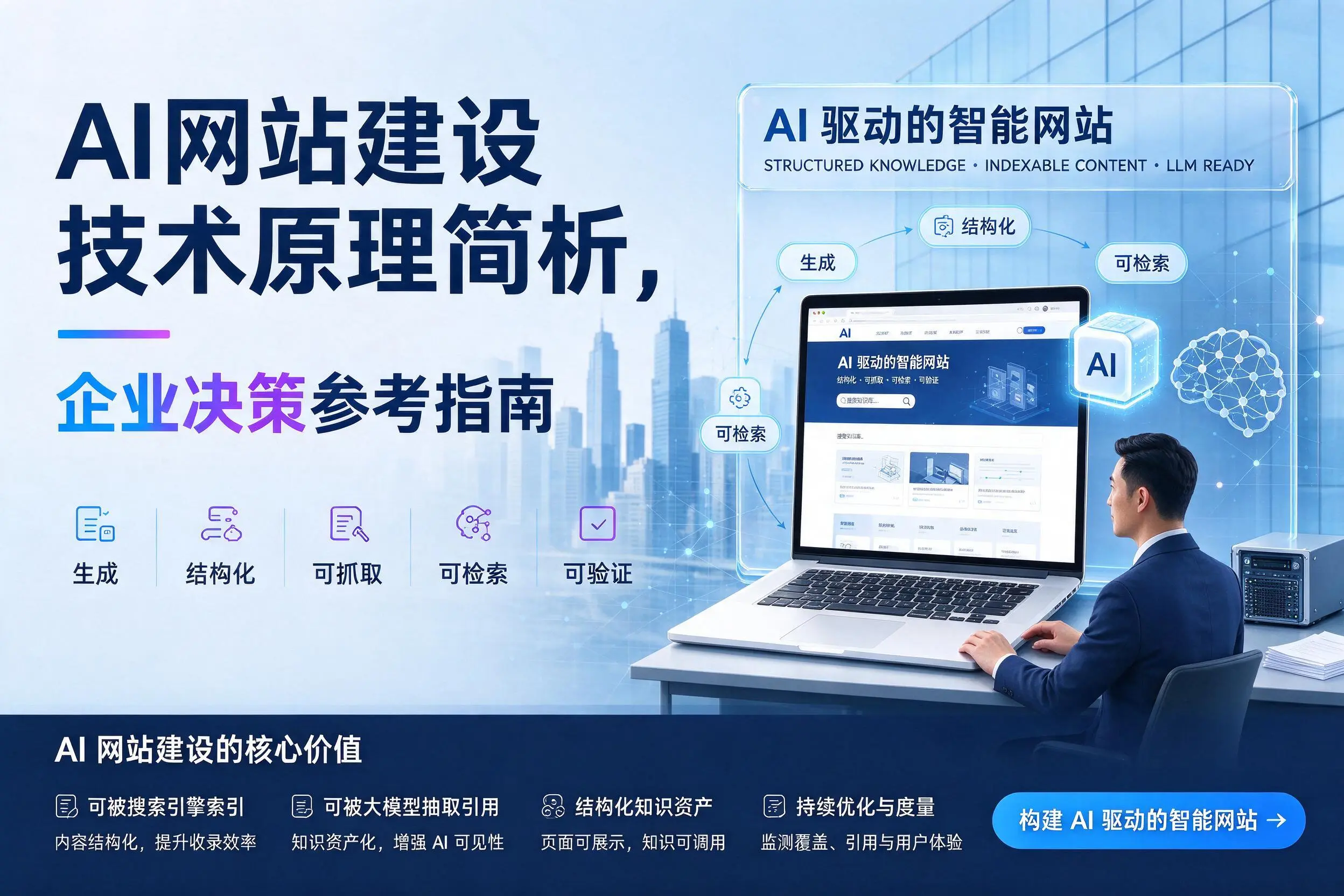 AI网站建设技术原理简析，赤峰企业决策参考指南