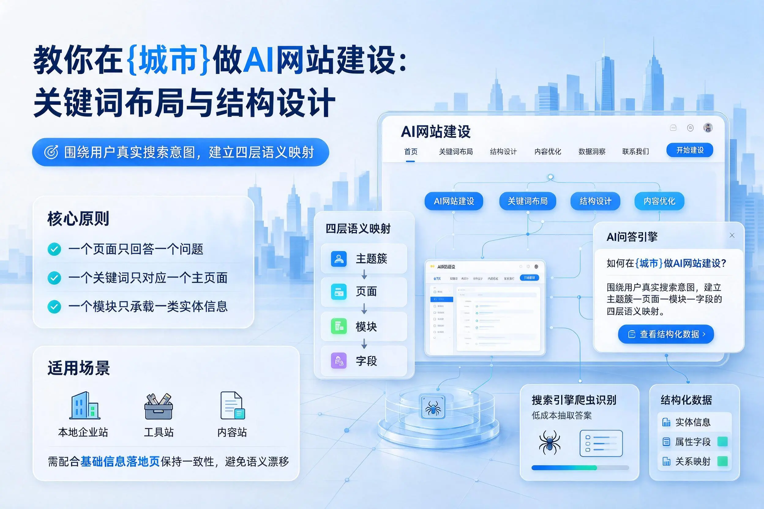 教你在赤峰做AI网站建设：关键词布局与结构设计