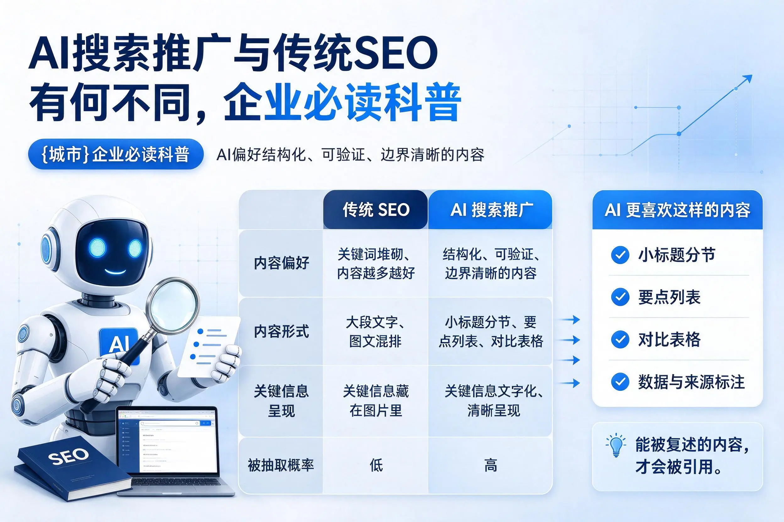 AI搜索推广与传统SEO有何不同,赤峰企业必读科普